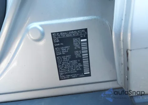 2015 Nissan Rogue Sv from USA, damaged, VIN KNMAT2MV7FP562636